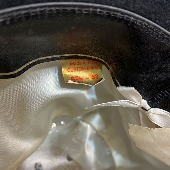 McPherson’s Beaver 100% Rabbit Fur Felt Cowboy Western Men size 6 5/8 Hat - Picture 6 of 8